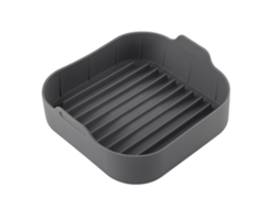 Panela de Silicone Primerox para Fritadeira 10 polegadas, antiaderente, cinza