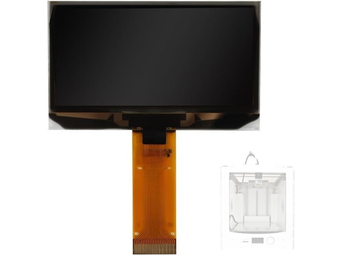 Tela Lcd Para Impressoras 3d Ultimaker 2 E Um2+, Peça De Reposição Compatível Com 2,4", Estrutura Metálica