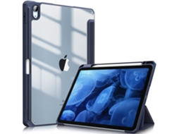 Capa Protetora De Alta Transparência Para Tablets E Revestimento Resistente A Impactos.azul Marinho Ipad Air 10.9/11 Yunzii