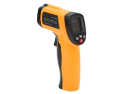 Yuru termômetro infravermelho industrial sem contato XRCLIF, 50~550°C, com ajuste de emissividade