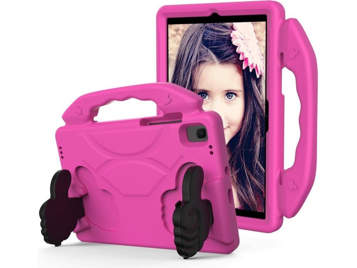 Elysve Capa Protetora Para Samsung Galaxy Tab A8 10,5 Polegadas 2021, Proteção Antiqueda, Cor Rosa