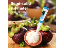 Medidor de pH para alimentos: Com alta resolução e precisão de 0,01, adequado para detecção da fermentação em diversos tipos de alimentos.