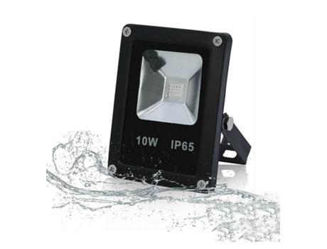 Refletor De Projetor Led Rgb 10W À Prova D'Água Com Controle Remoto 16 Cores Ao Ar Livre SUNNING