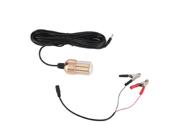 Lâmpada de pesca subaquática LED 30W 3000lm 60 LEDs IP68 12-60V luz amarela noturna | S/MARCA