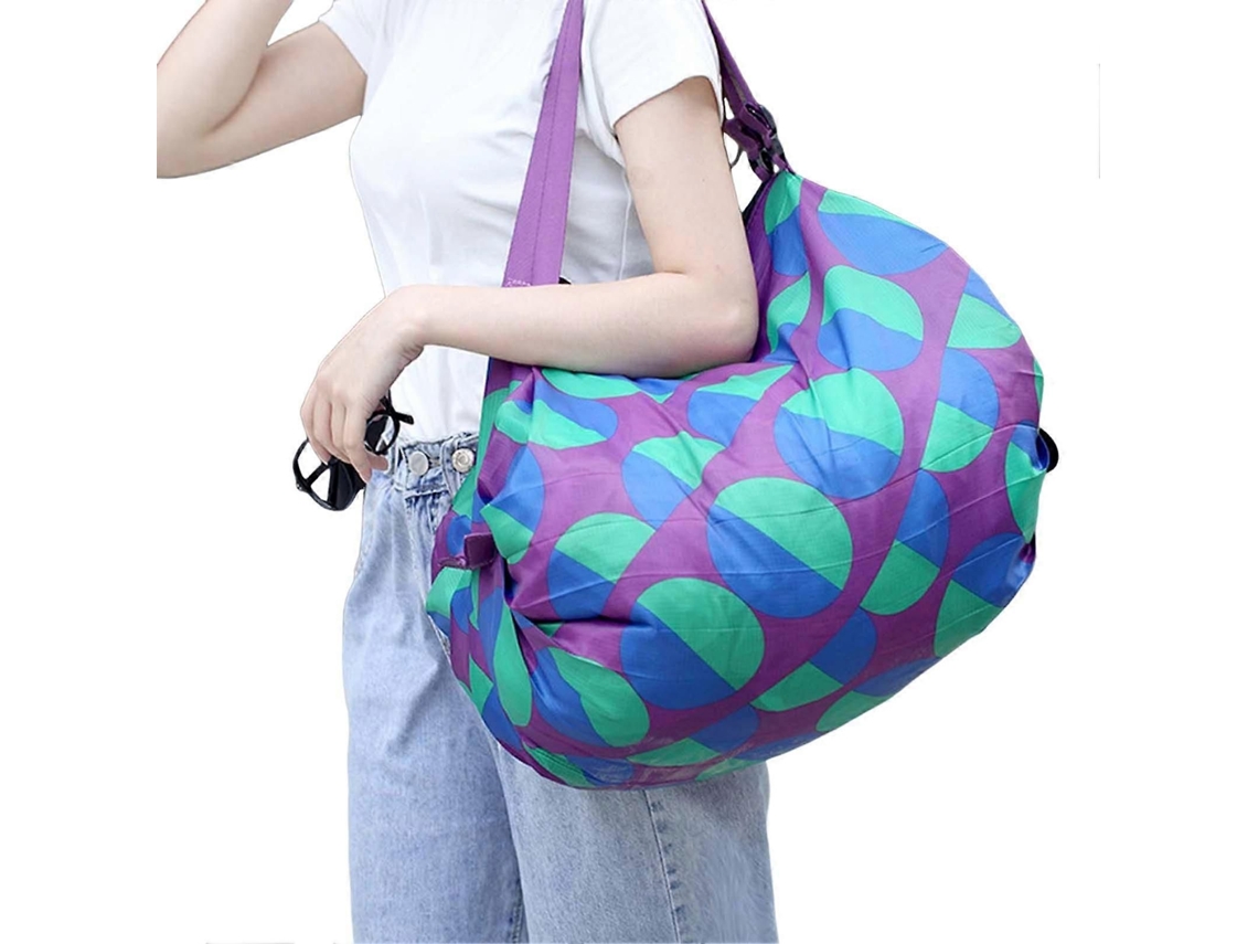 Sacolas de Compras Dobráveis, Reutilizáveis, de Grande Capacidade e Impermeáveis, Ideais para o Dia a Dia, Deslocamentos e Piqueniques. GOKOCO