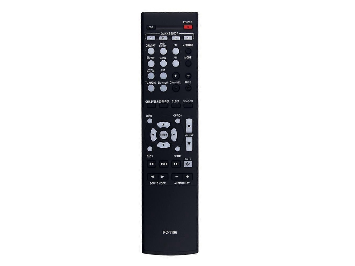 Controle Remoto De Substituição Rc-1196 Para Receptor Av Denon Avr-x510bt, Avr-s500bt, Avr-x520bt E Avr-s510bt.