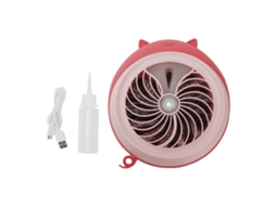 Laxiscreed Ventilador Mini De Mesa Com Spray De Humidade Para Maior Frescura