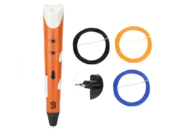 Caneta De Impressão 3d (pintura 3d, Fabricação De Modelos) Laranja 110-240v Cor Do Consumível Aleatória (plugue Eu)
