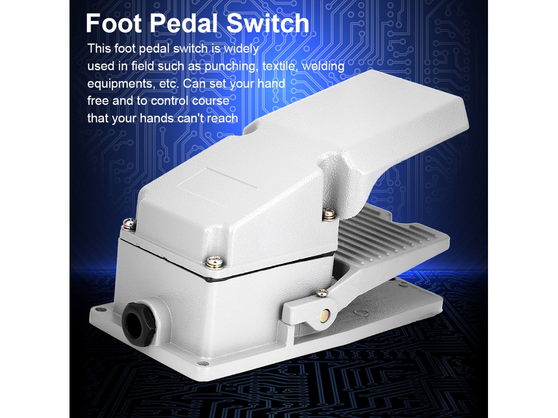 Pedal De Pisada Momentâneo Cnc Com Protetor