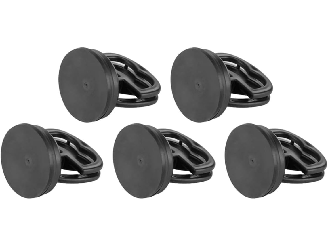Conjunto De 5 Ventosas Potentes Em Abs E Borracha Para Telas De Celular, Ferramenta Para Levantar Telas.