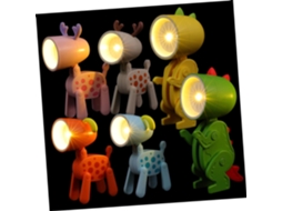Conjunto De 6 Luminárias Noturnas Decorativas Led Em Formato Animais