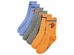 Meias Para Criança 5 Pares Ue 30-34