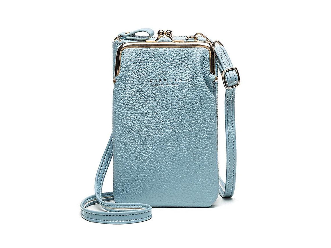 Bolsa Transversal Para Celular Feminina, Prática E Estilosa--blue