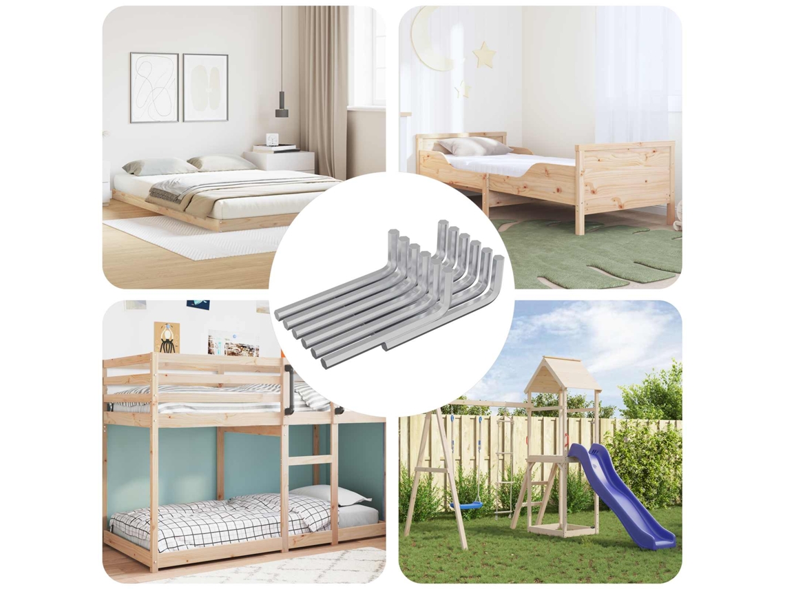 Vidaxl Chave Hexagonal 1800 Unid. Prateado 32 X 86 Mm Aço