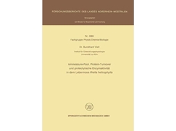 Livro Aminosaure-pool, Protein-turnover Und Proteolytische Enzymaktivitat In Dem Lebermoos Riella Helicophylla De Burckhard Viell (alemão)