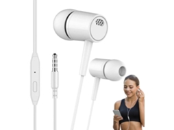 Fones De Ouvido Intra-auriculares Com Fio, Isolamento Ruído E