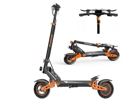 Is2 Max Laranja Dobrável Scooter Elétrico 1200w Motor 52v 20ah Bateria Led Exibição De Tela Freio De Disco Duplo 10 Polegadas Pneu De Vácuo Iwafo