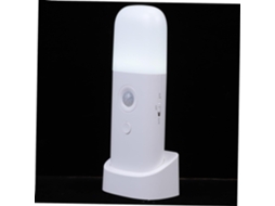 Luminária Noturna Com Sensor De Movimento Em Abs Branco Para Quarto E