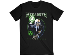 T-Shirt ROCK OFF Megadeth - Vic Target RIP Anniversary Preto (Tamanho: L)