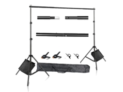 Suporte Para Fundo De Fotografia, Altura Ajustável Até 200cm, Suporta 3kg,nova Adição Sandbag,2.6mx3m Oem