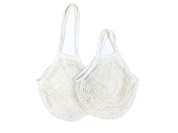 20 Sacolas De Compras Reutilizáveis ​​em Cores Variadas, Sacola De Rede Portátil Para Armazenar Frutas E Verduras, Sacola De Malha Dobrável E Eco