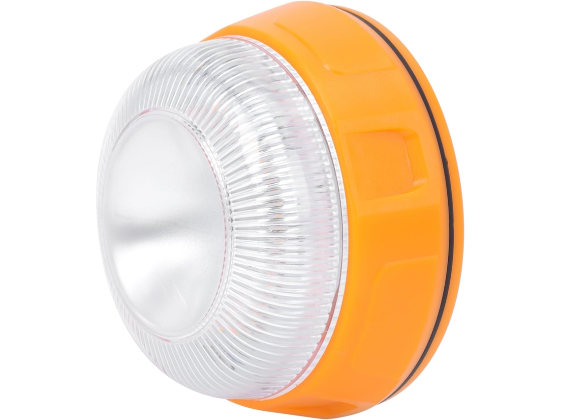Luz De Advertência Led Amarela Para Carros, Luz Estroboscópica Portátil Em Abs, 8 Leds, Sinalização De Emergência