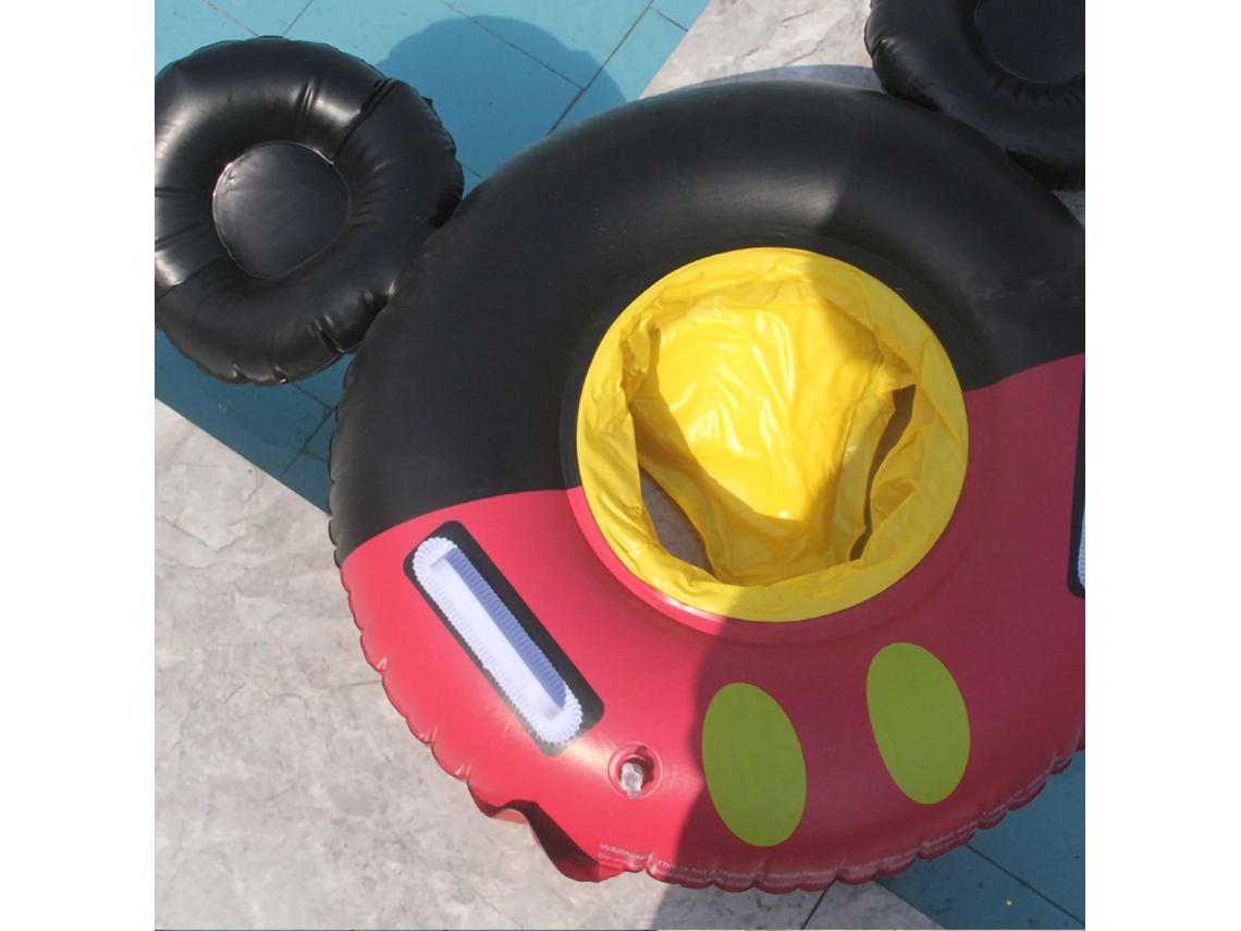 Anel Inflável Bebé Nado Vermelho Acessório Piscina