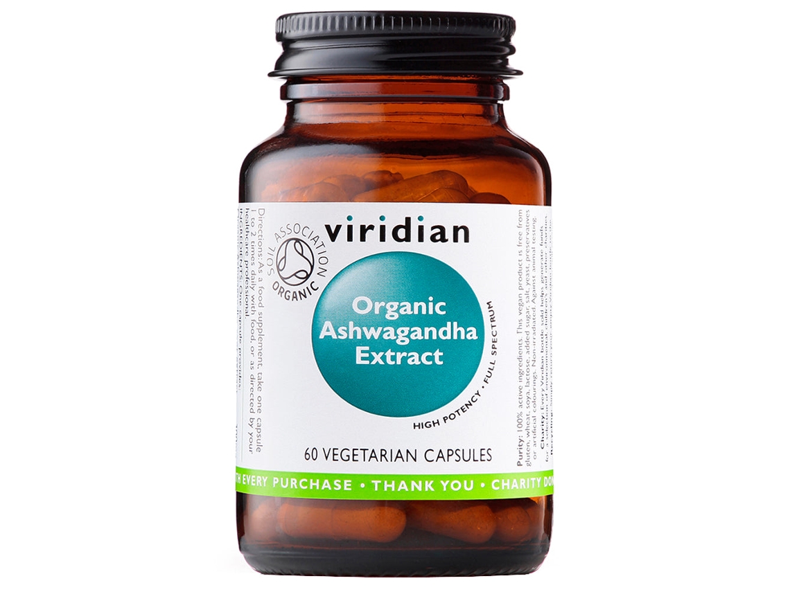 Viridian Ashwagandha Extracto Bio 60 Vcaps..