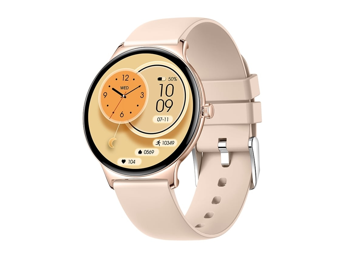 Smartwatch Ultrafino Feminino Para Esportes Ao Ar Livre Design Moderno Notificações Inteligentes E Monitoramento De Saúde Rosa Yunzii