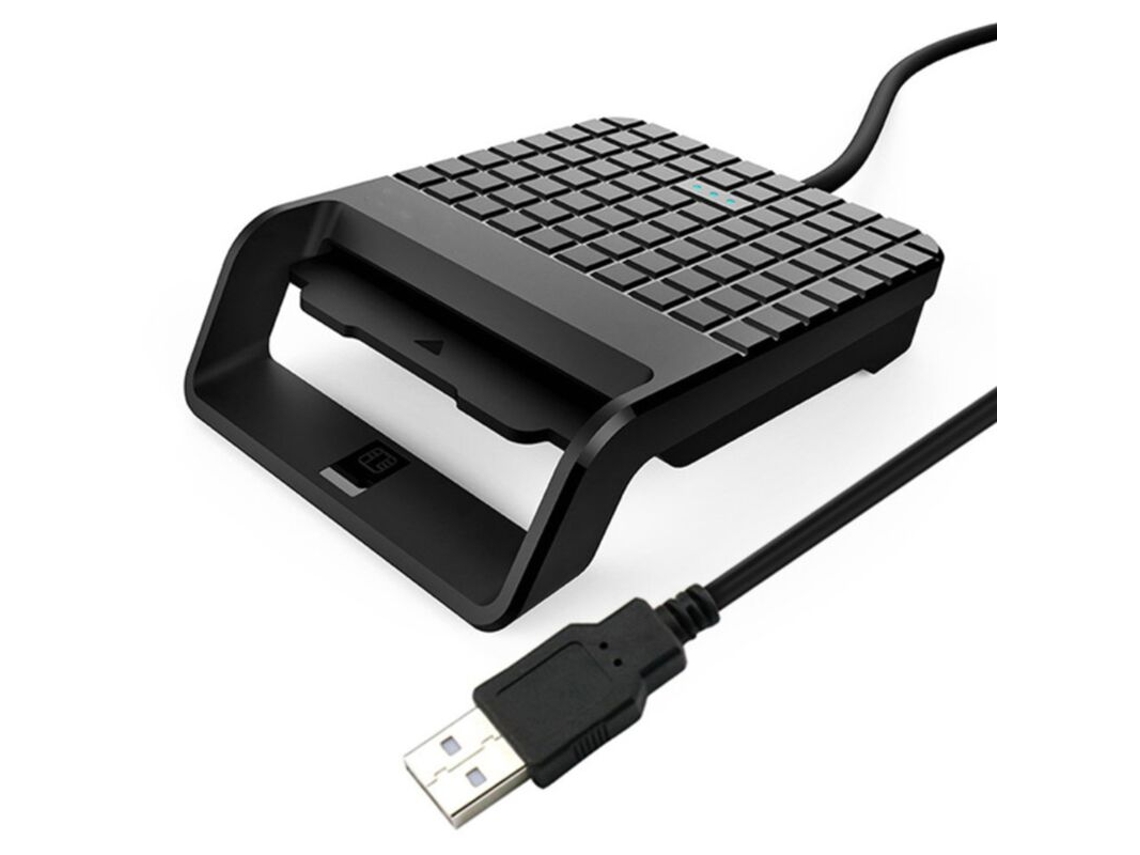 Leitor de Cartão Smartmedia, Adaptador Usb Universal para Vários Cartões AQUAFORGE