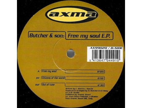 Vinil Free My Soul Ep Axma