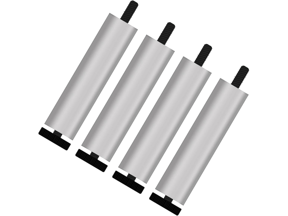 Conjunto De Sofá Metal Resistente Para Móveis Estilo Moderno E Robusto, Prata 25cm