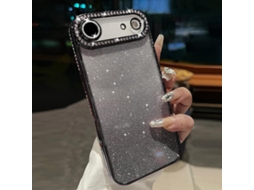 Capa De Tpu Para Iphone Air - Glitter Degradê De Diamante