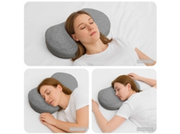 Vidaxl Almofada Cervical Cinzento Espuma De Memória