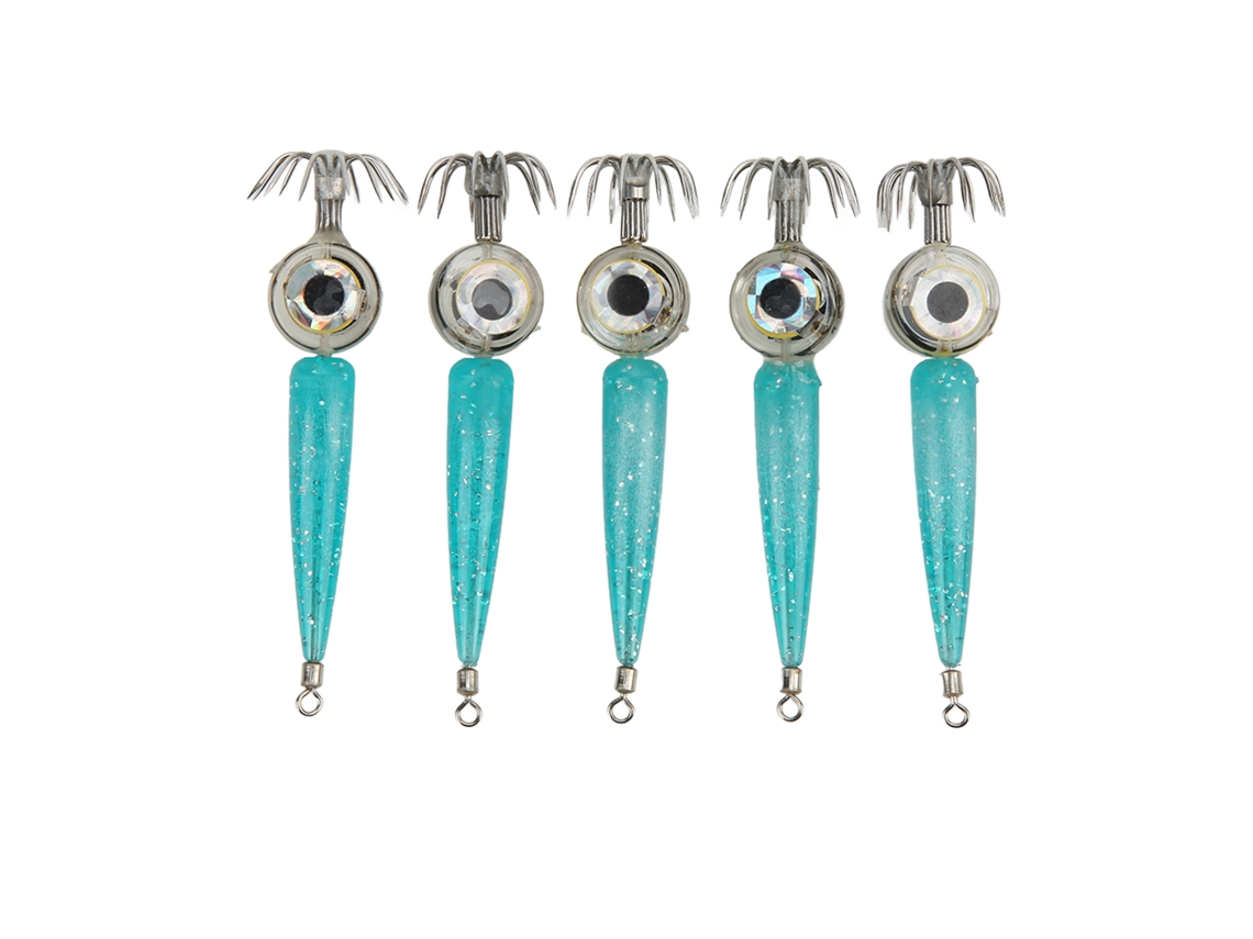 Electronic Led Fish Aggregator Squid Hook (built-in Battery, Strong Penetration)