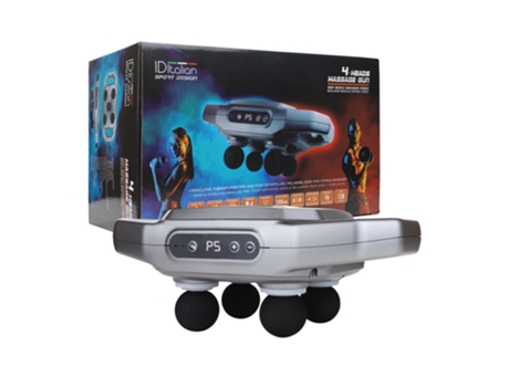 Pistola De Massagem Com 4 Cabeças Italian Design