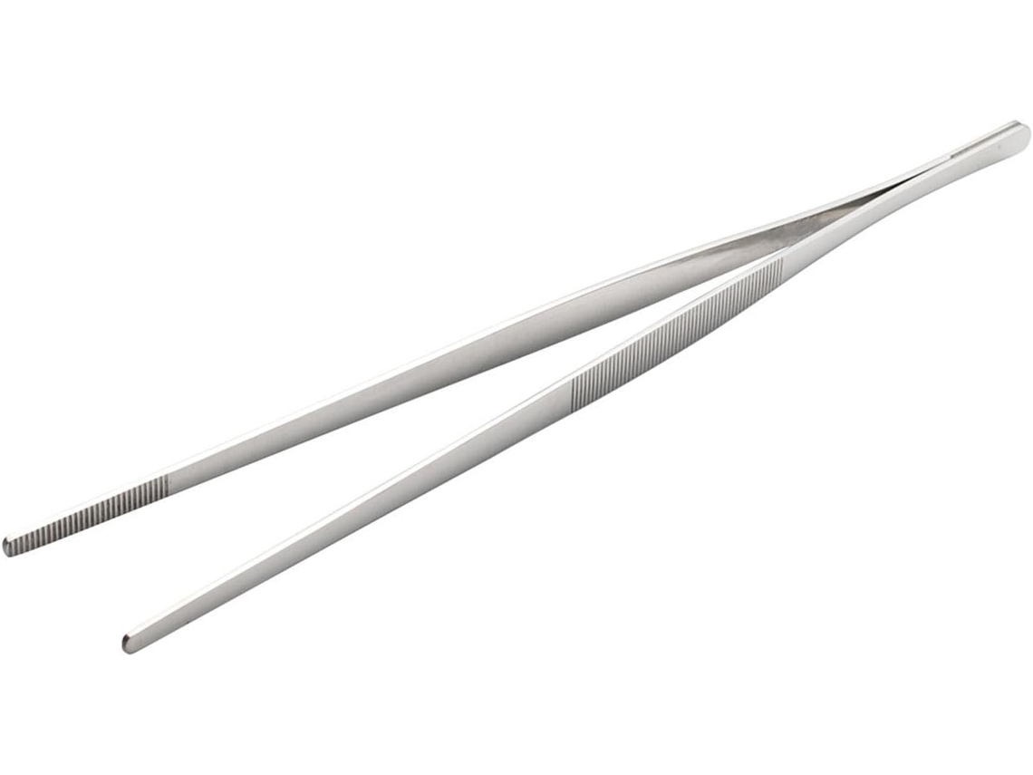 Pinça Para Grelhar De 30, 5cm 12, 01 Polegadas, Pinça Para Churrasco Em Aço Inoxidável Com Cabo De Segurança, Pinça