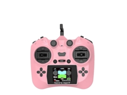 Transmissor Pinksmart com tecido colorido, sensor Hall, gimbal ELRs 2.4G 100mW 12 canais para drones FPV RC.