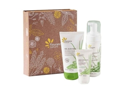 Kit De Aloe Vera: Espuma De Limpeza Suave 150ml + Gel 150ml + Creme Hidratante 50ml (1 Unidade)