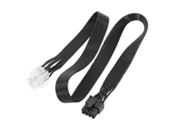 Lurelia Cabo Pcie Lightning Para 8pin, 8pins, 18awg, Ventoinhas, Preto