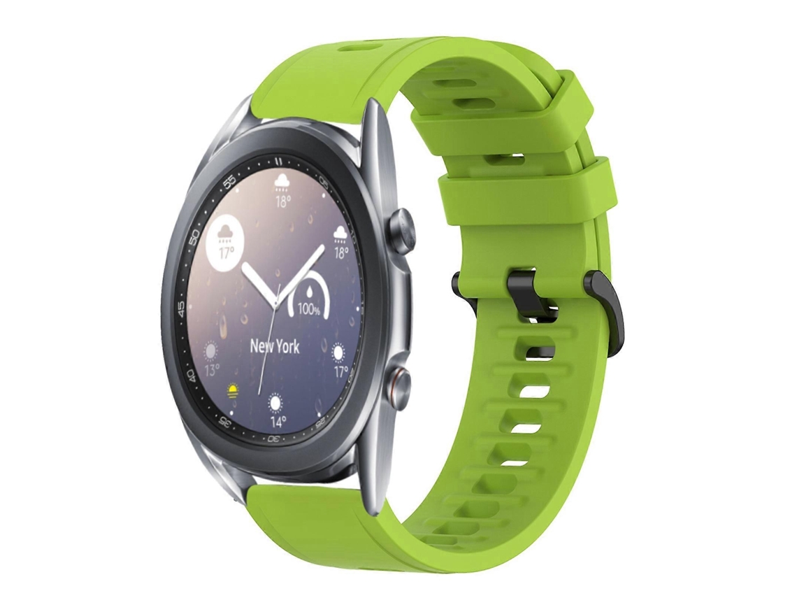 Pulseira De Silicone Macio De Cor Sólida Para Samsung Galaxy Watch3 45mm 22mm
