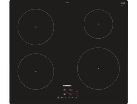 Placa de Indução SIEMENS EU611BEB1E (Elétrica - 59.2 cm - Preto) — Elétrica de Indução | Largura: 59.2 cm