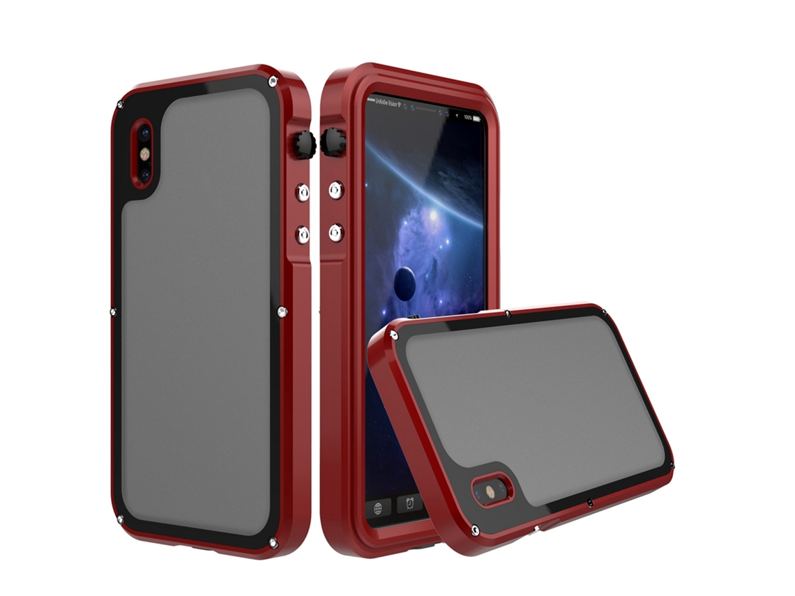 Capa Spray Impermeável LAXISCREED Iphone X Vermelha