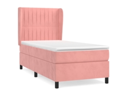 Box Spring Bed, Box Spring Beds Vidaxl Cor-de-rosa Veludo (100 X 200 Cm)