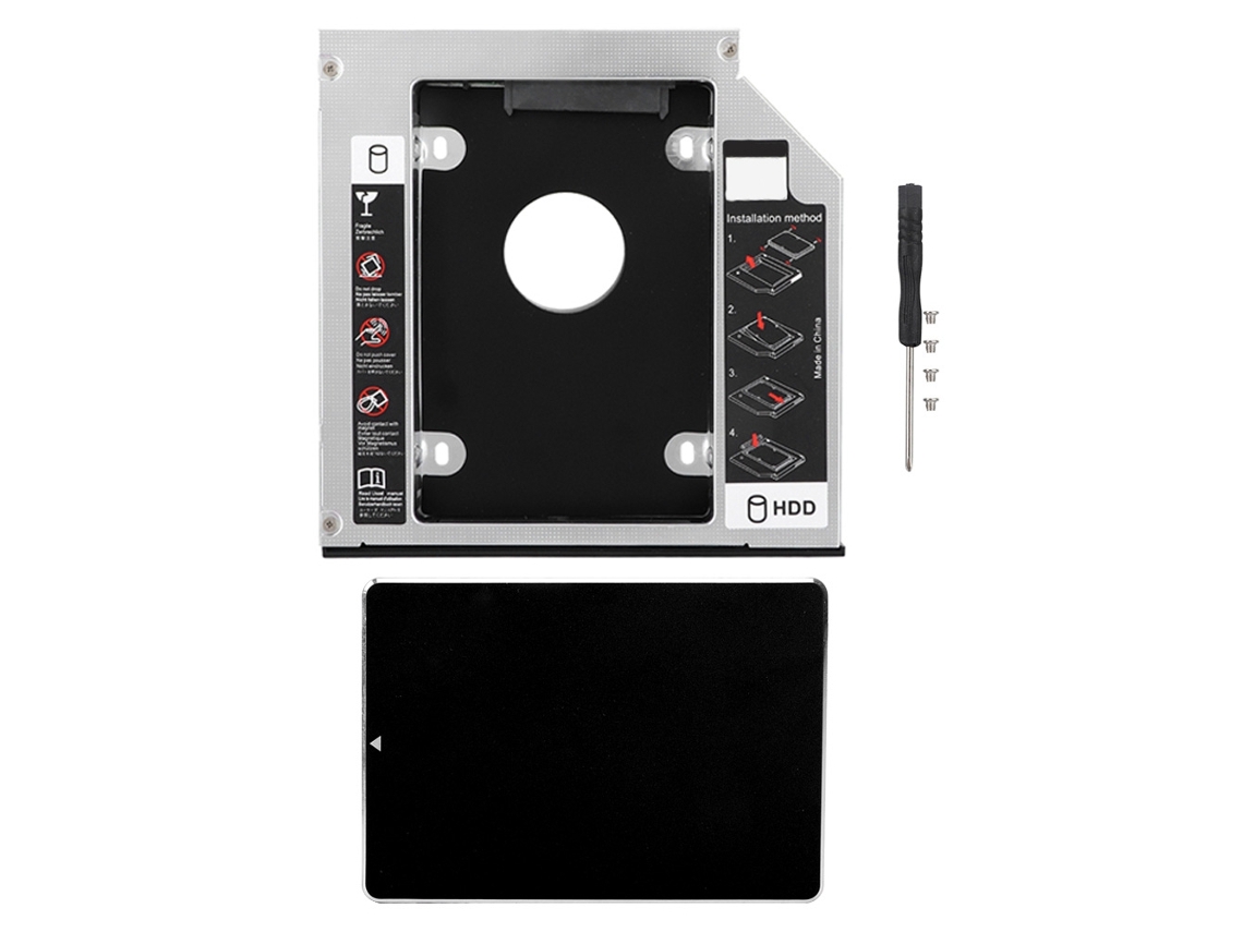 Unidade De Estado Sólido 60g Ssd 2,5 Polegadas E Suporte De Bandeja 12,7mm Preto.