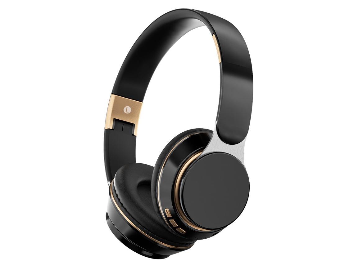 Fones De Ouvido Bluetooth Fg 07s Over Ear, Esportivos E Dobráveis, Pretos Ushion