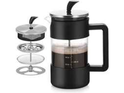 Cafeteira De Prensa Francesa Portátil 1 Litro Ideal Para Cozinhar Em Família, Em Casa, Em Festas Gokoco