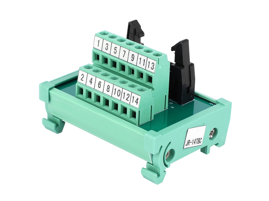 Módulo Terminal Bloco Plc Idc 14p Din Rail
