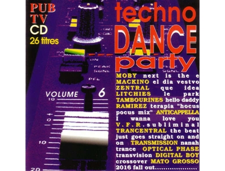 Cd Techno Dance Party Volume 6 Flarenasch