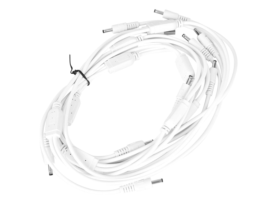 Cabo Adaptador Usb Para Jack Barrel Laxiscreed, Fonte 5v Dc, 2,3m De Comprimento